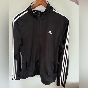 Women’s Adidas 3 striped track jacket